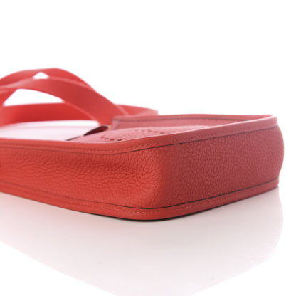 Hermes Taurillon Clemence Evelyne TPM Rouge Tomate 7 of 10