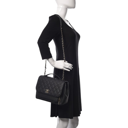 Chanel Caviar Quilted Large Business Affinity Flap Black 2 of 10