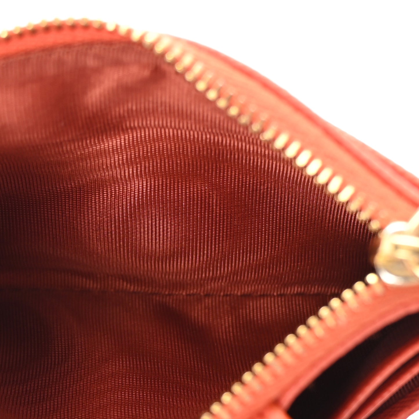 Saffiano Triangle Card Holder Arancio