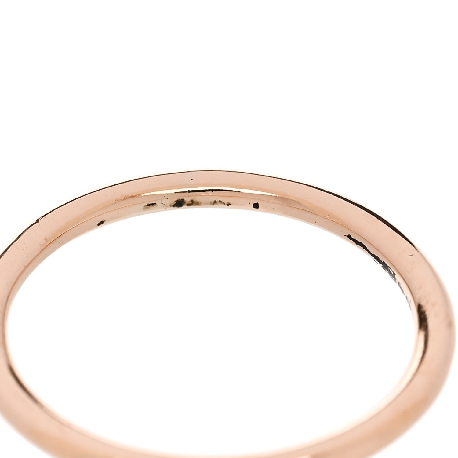 Hermes 18K Rose Gold Diamond Amulettes Constance Ring 52 6 6 of 7
