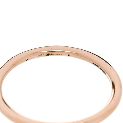Hermes 18K Rose Gold Diamond Amulettes Constance Ring 52 6 6 of 7