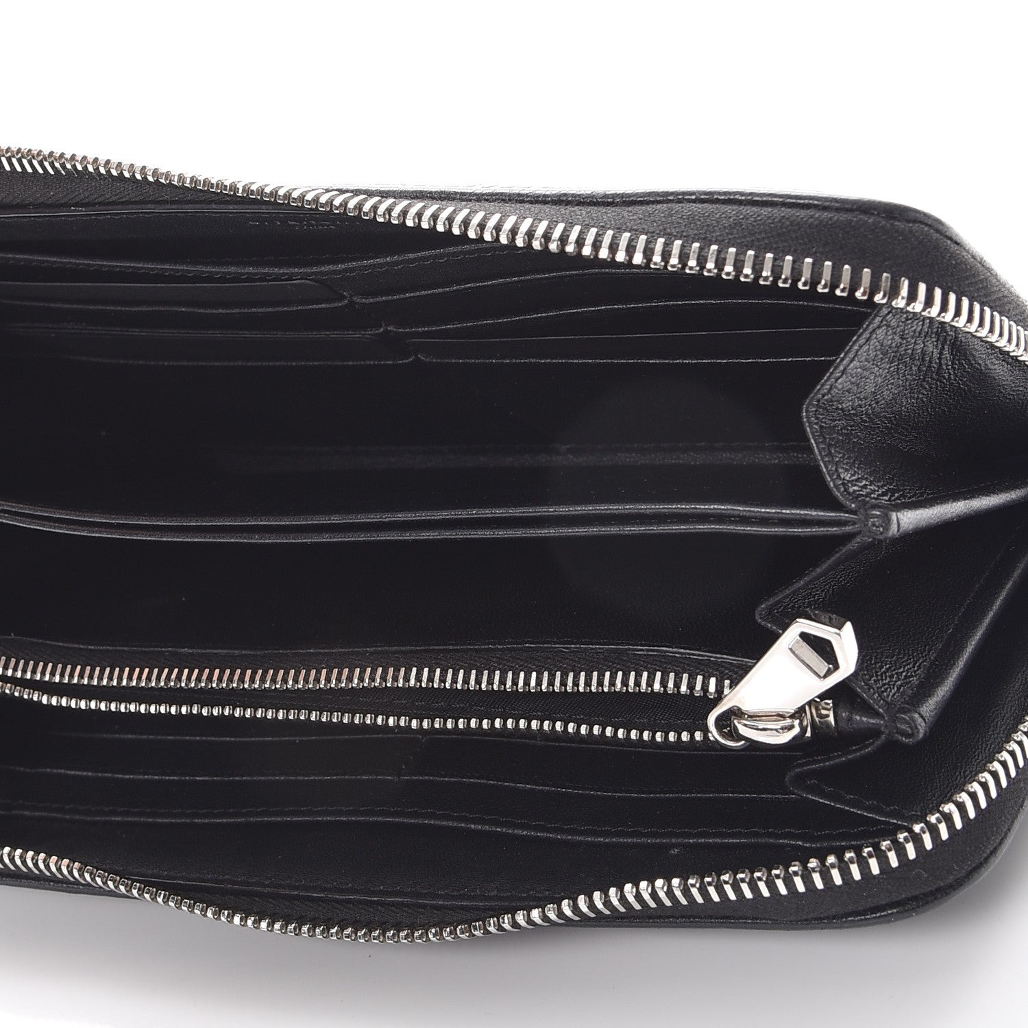 Givenchy Sugar Goatskin Pandora Zip Around Wallet Black 5 of 11