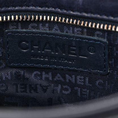 Chanel Lambskin Lax Pochette Navy 6 of 9