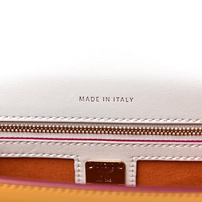 MCM Visetos Small Patricia Satchel Cognac White 5 of 10