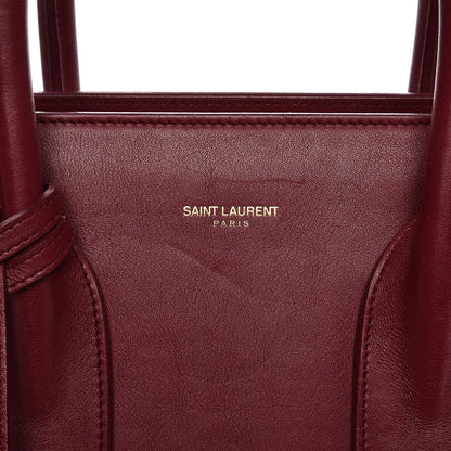 Saint Laurent Calfskin Small Sac De Jour Oxblood 8 of 22