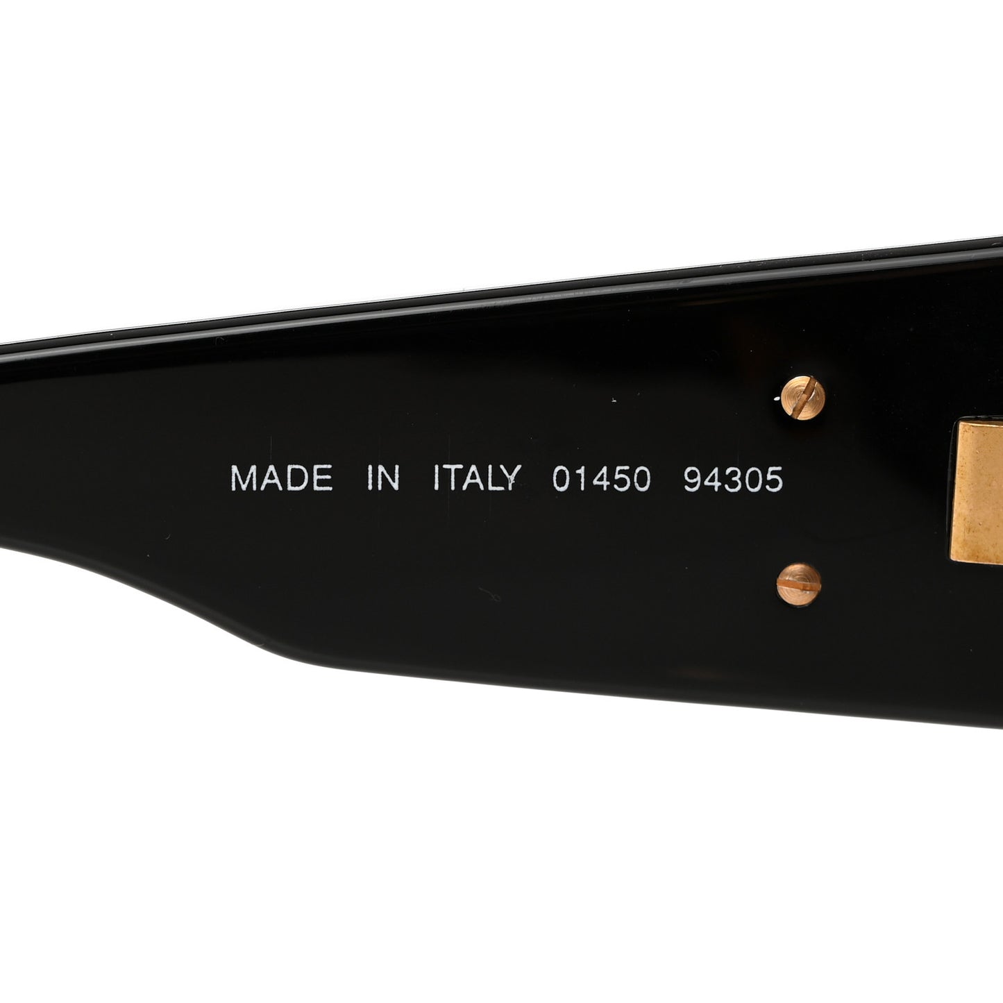 Acetate Quilted Sunglasses 01450 Black
