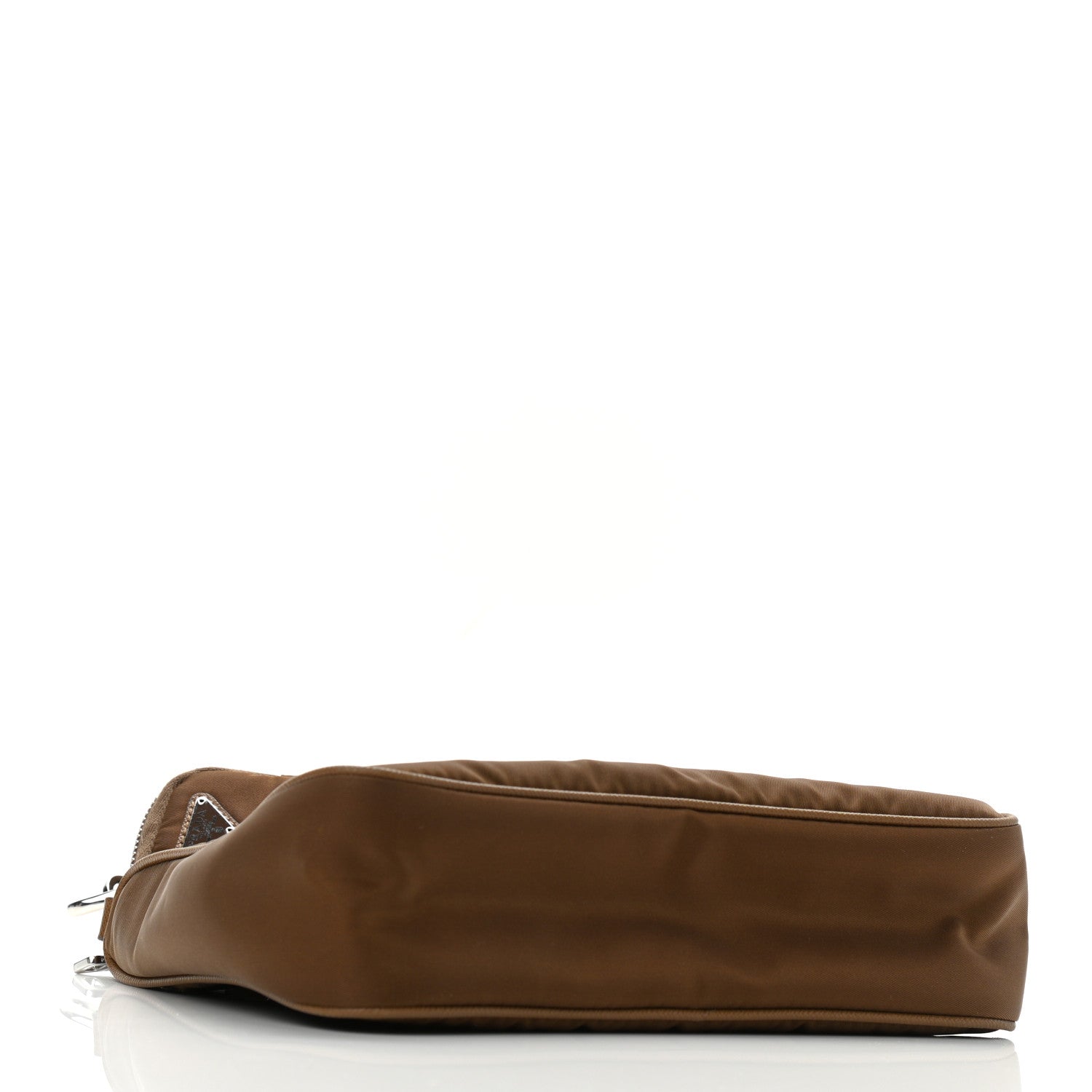 Prada Tessuto Nylon Saffiano Re-Edition 2005 Shoulder Bag Cacao 4 of 11