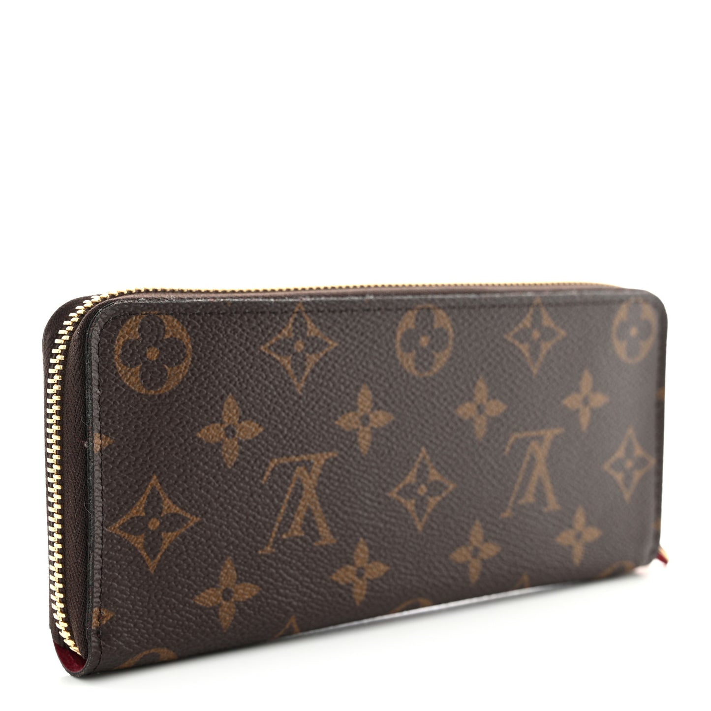 Monogram Clemence Wallet Fuchsia