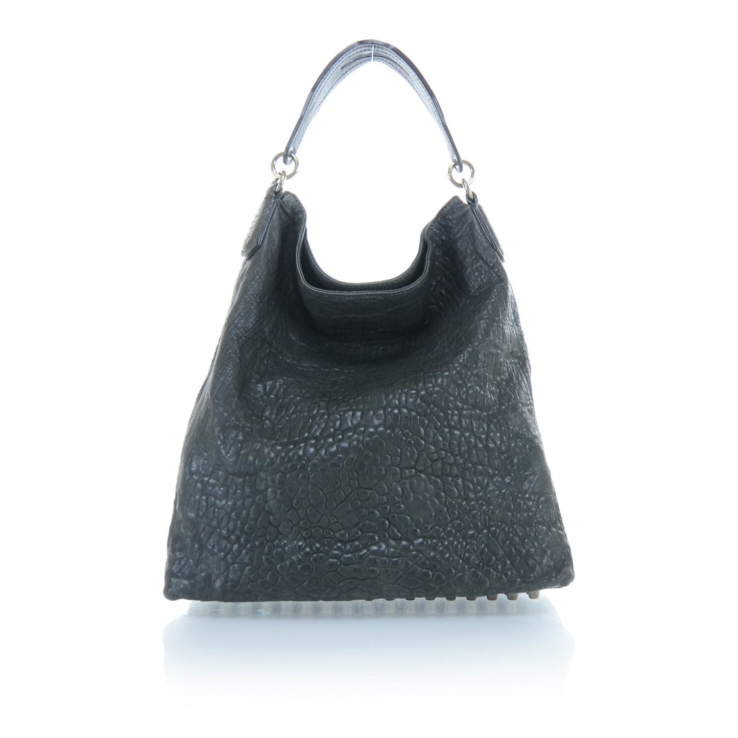 Leather Darcy Hobo Smoke Gray