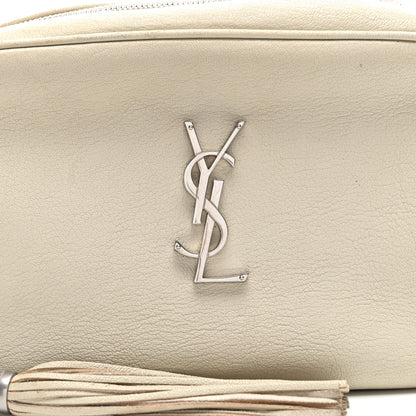 Saint Laurent Grained Lambskin Monogram Lou Camera Bag Crema Soft 8 of 12