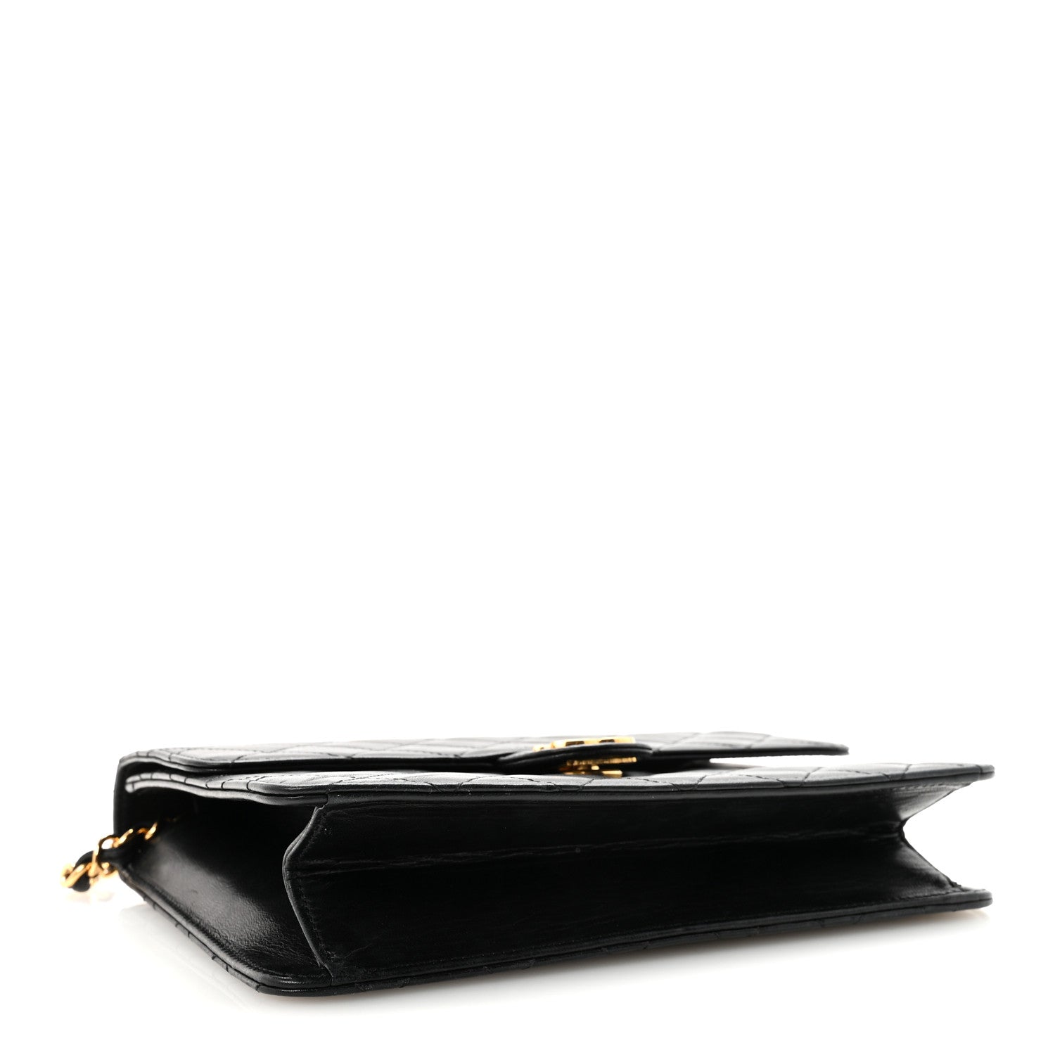 Chanel Lambskin Quilted Small Single Flap Bag Black 4 of 11