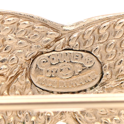 Chanel Metal CC Brooch Gold 4 of 4
