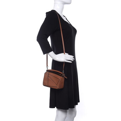 Loewe Calfskin Mini Puzzle Bag Tan 2 of 10