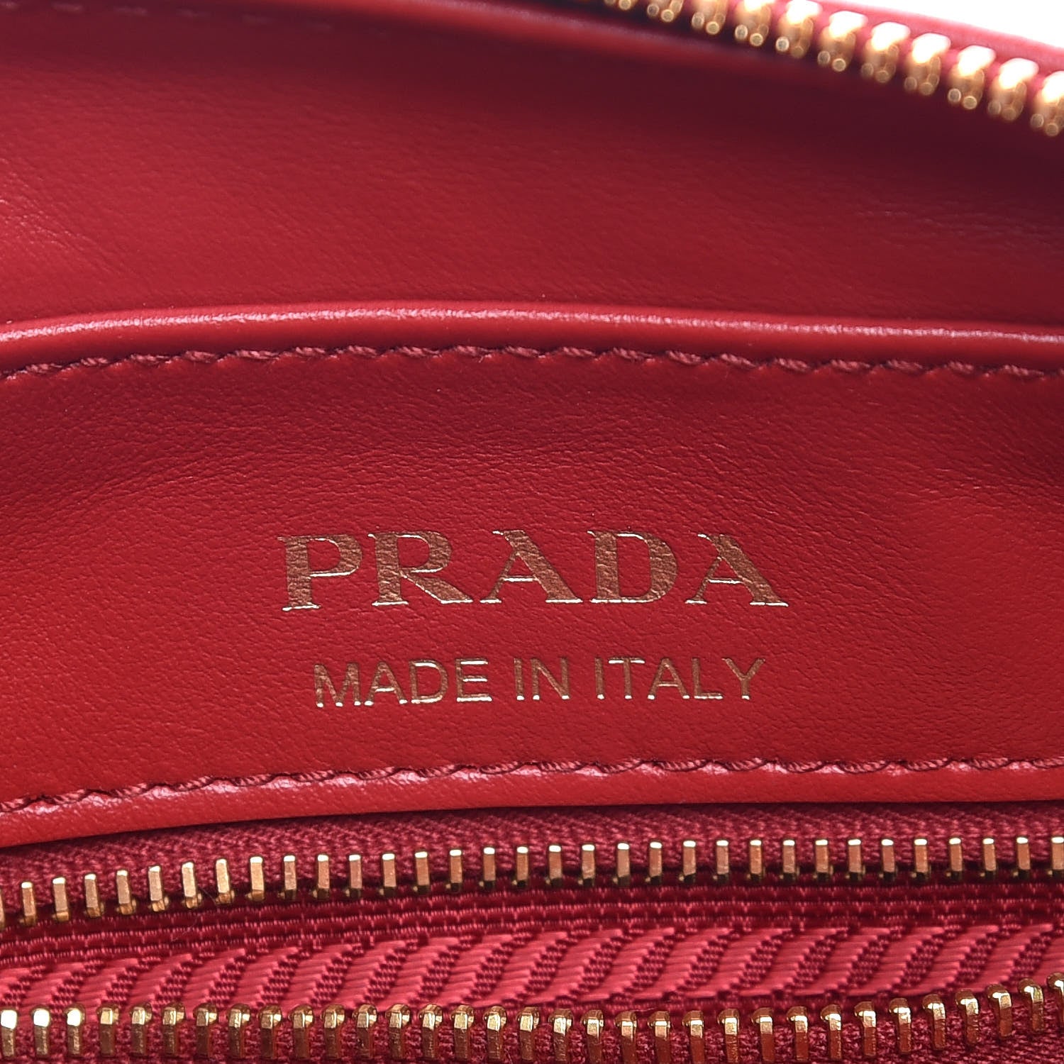 Prada Soft Calfskin Diagramme Crossbody Bag Fuoco Magenta 8 of 9