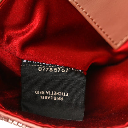 Fendi Sequin Paillettes Vitello Grace Sex and the City Mini Baguette Baby Pink 7 of 12