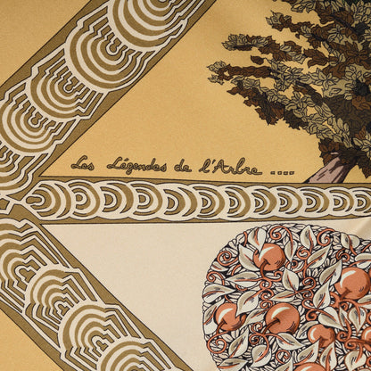 Hermes Silk Les Legendes de l'Arbre Scarf 90 3 of 9