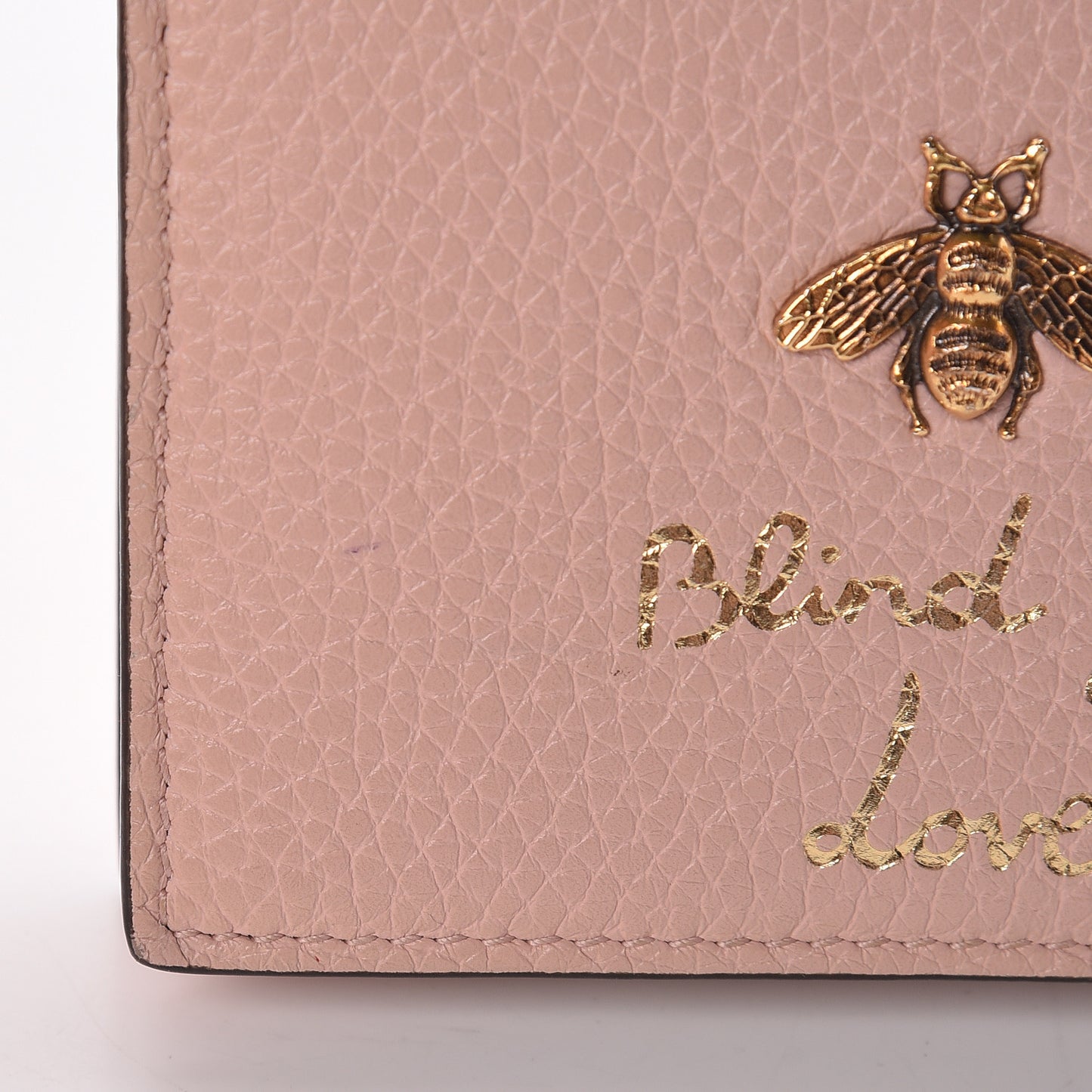 Cellarius Calfskin Blind for Love Animalier Card Case Perfect Pink