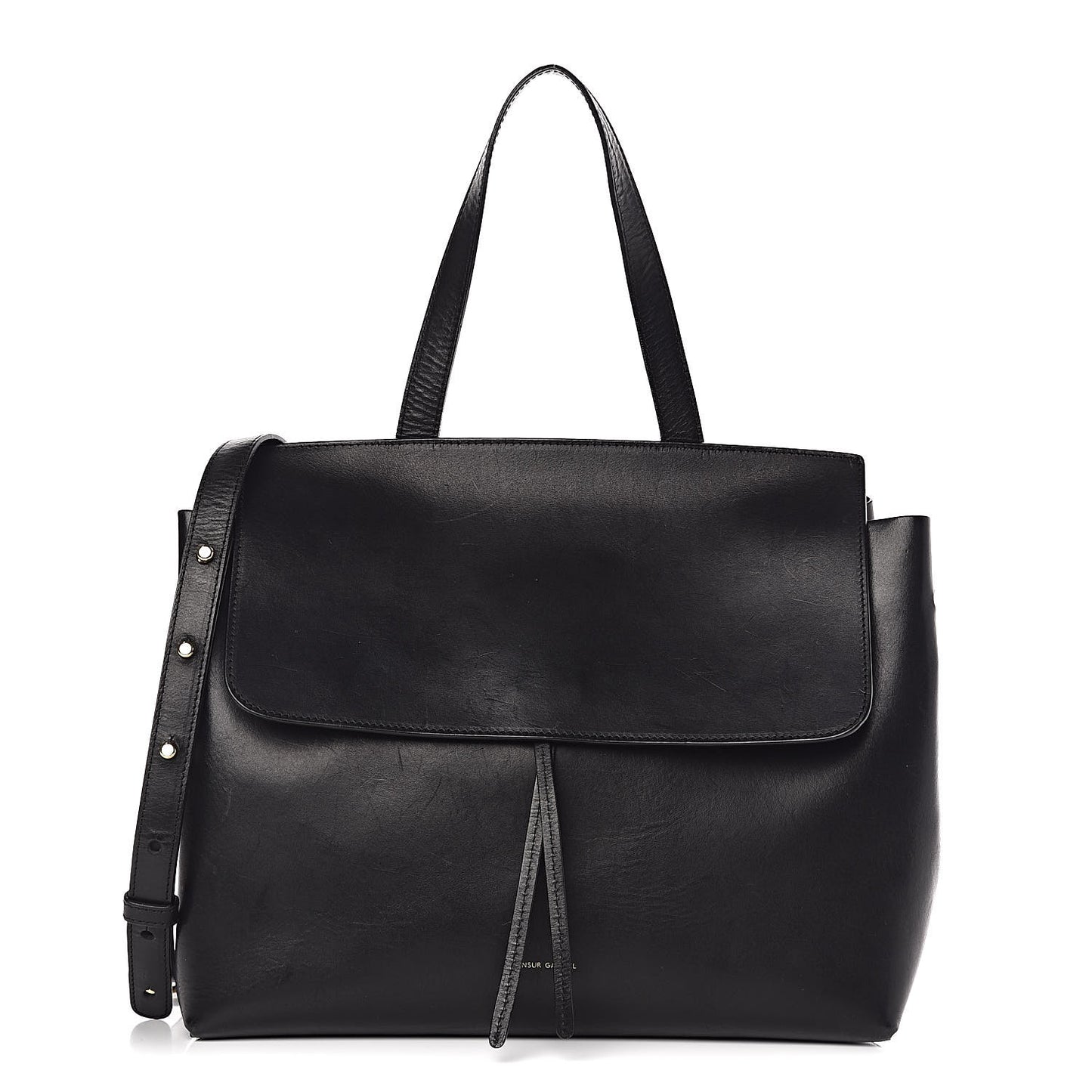 Calfskin Lady Bag Black Flamma