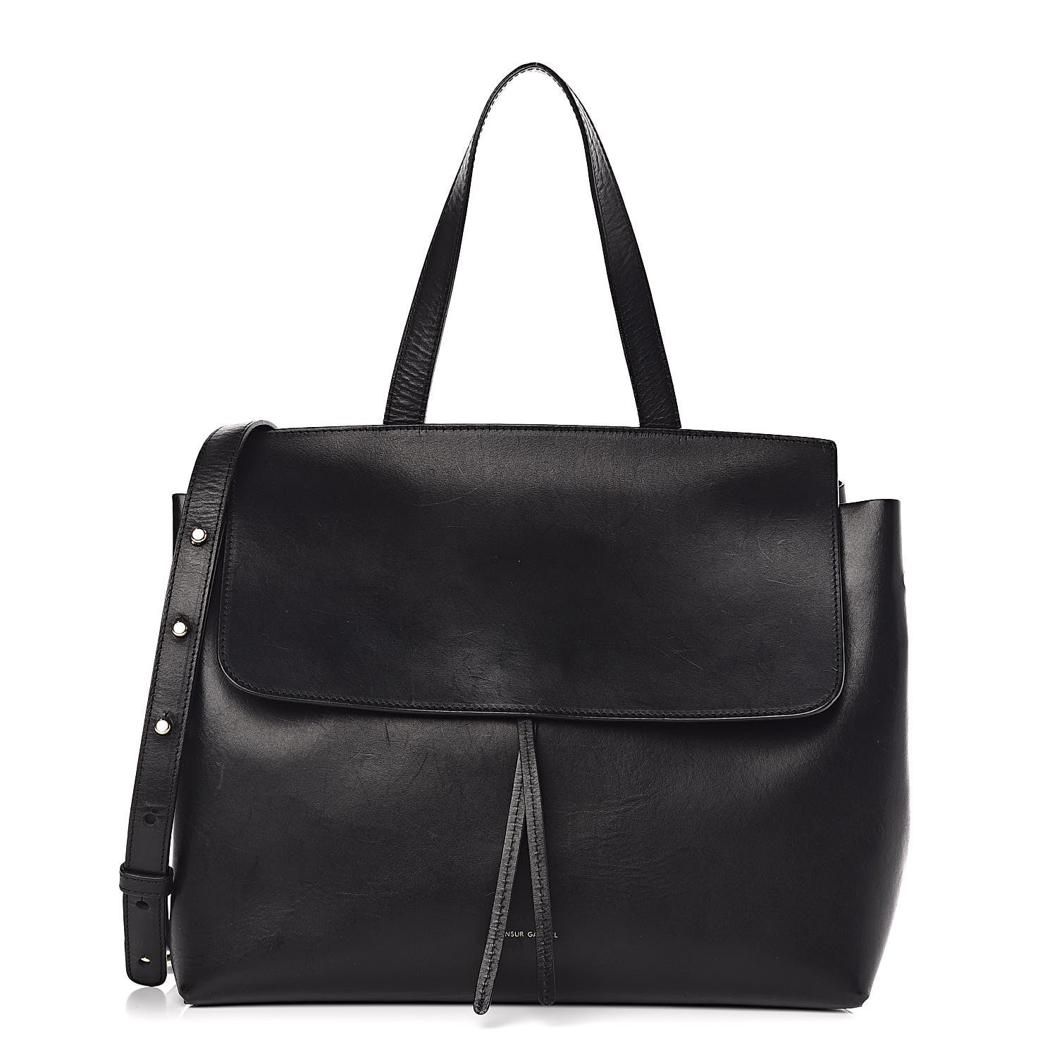 Mansur Gavriel Calfskin Lady Bag Black Flamma 1 of 13