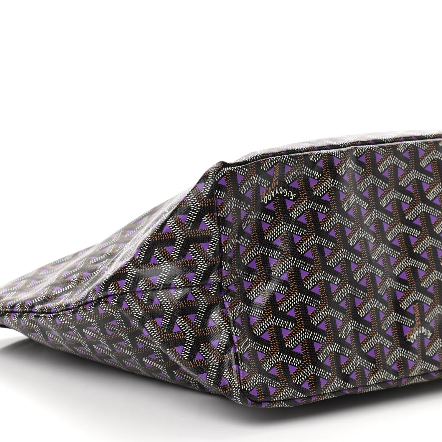 Goyard Goyardine Saint Louis Claire Voie PM Black Violet 10 of 11