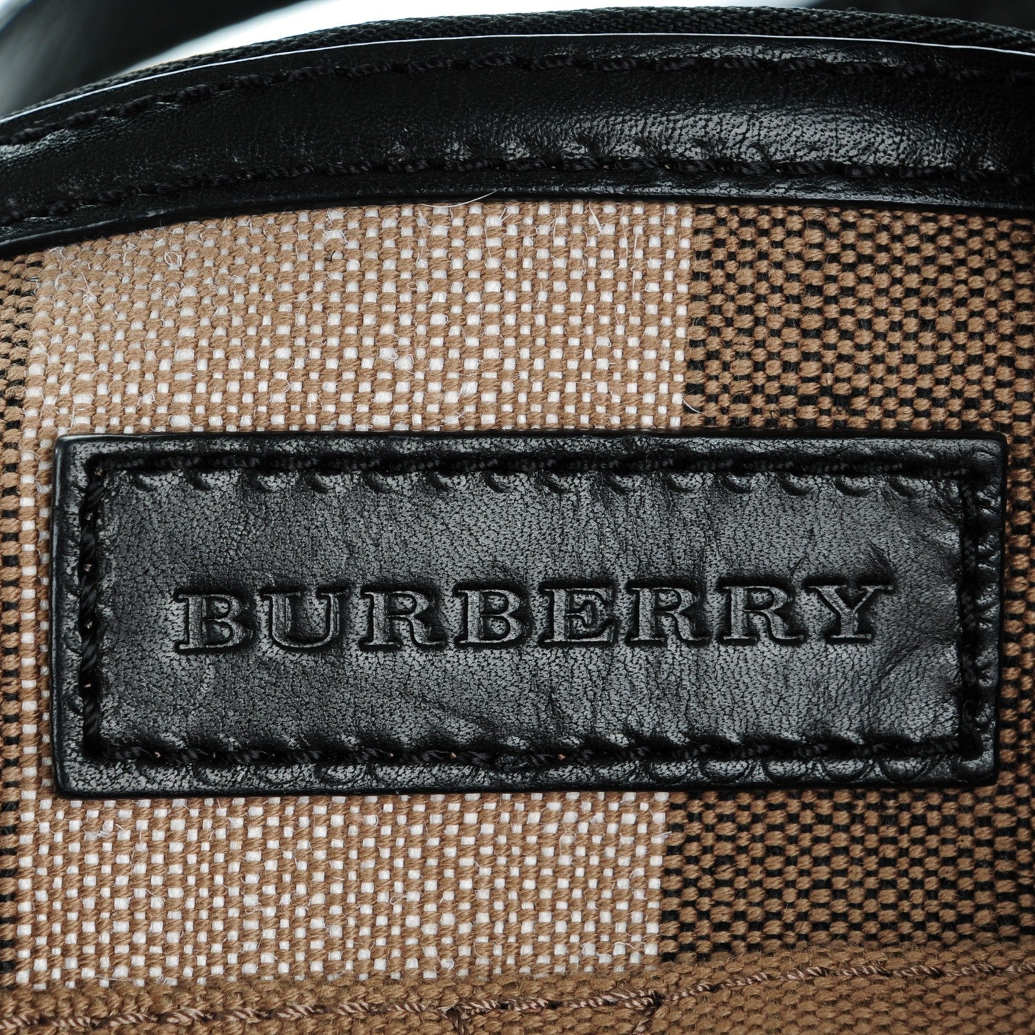 Burberry Canvas Mega Check Medium Ashby Black 6 of 11