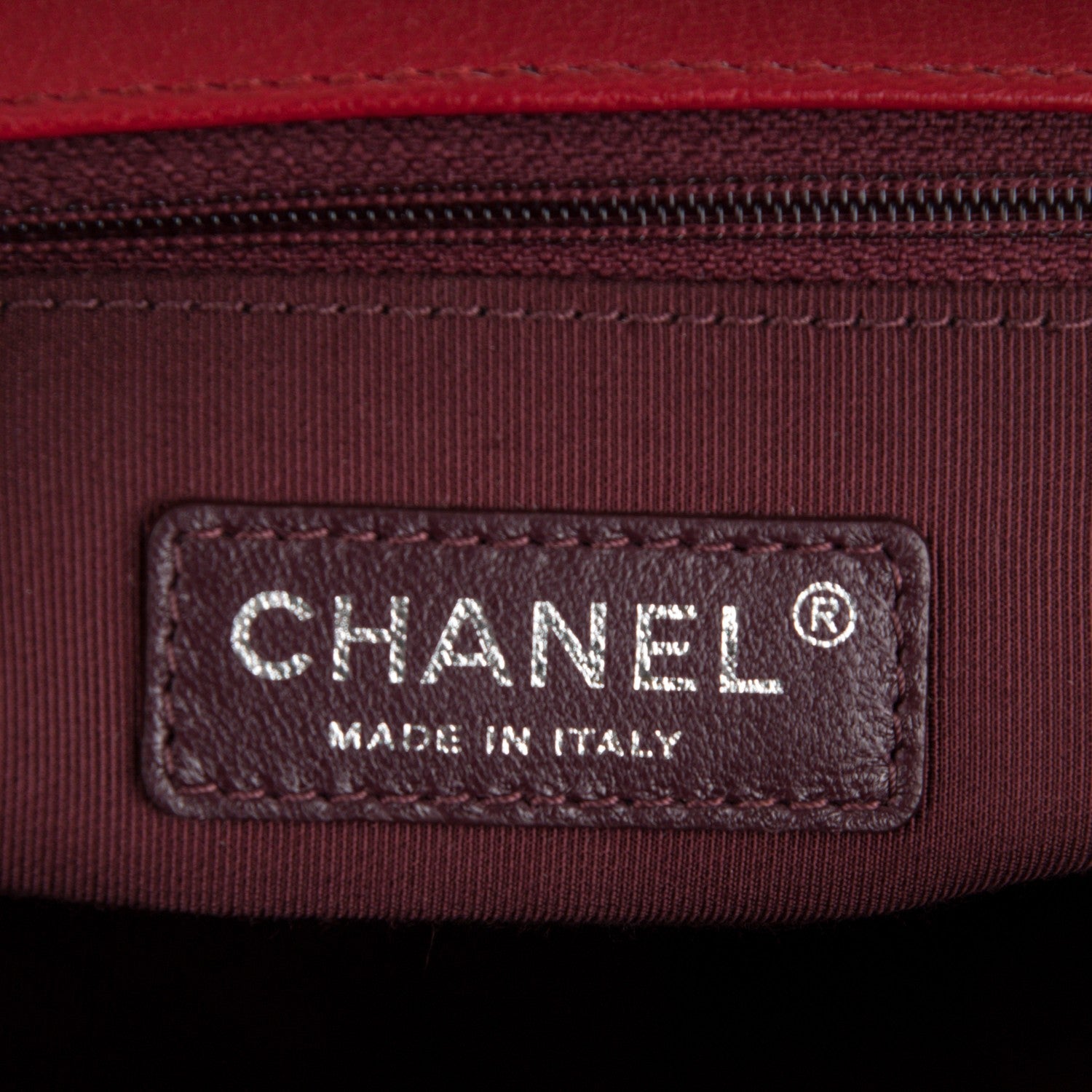 Chanel Patent Goatskin Quilted New Medium Boy Flap Red 6 of 7