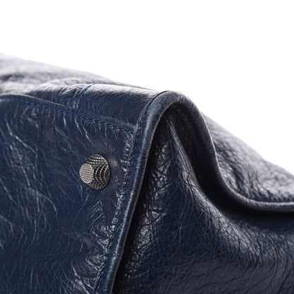 Balenciaga Agneau Giant 12 Silver Hardware Work Bleu Obscur 10 of 13