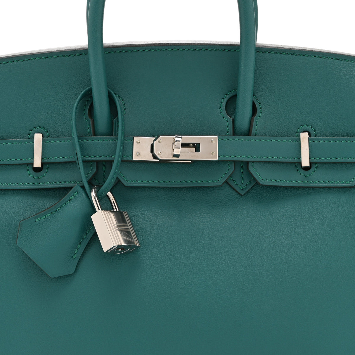 Hermes Swift Birkin 25 Vert Vertigo 8 of 10