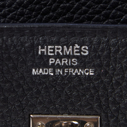 Hermes Togo Birkin 25 Black 26 of 32