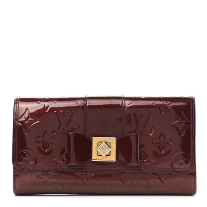 Louis Vuitton Vernis Sarah Noeud Wallet Rouge Fauviste 1 of 7