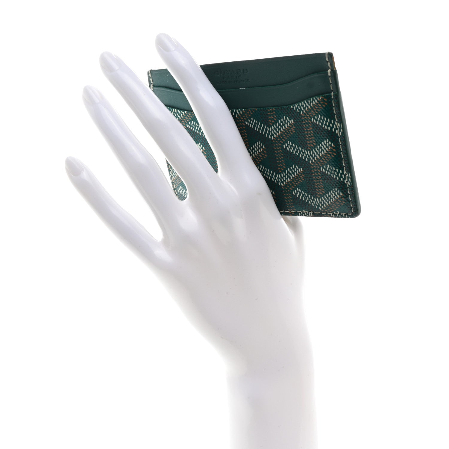 Goyard Goyardine Saint Sulpice Card Holder Green 2 of 9
