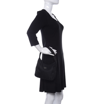 Prada Tessuto Nylon Sport Shoulder Bag Black 2 of 14