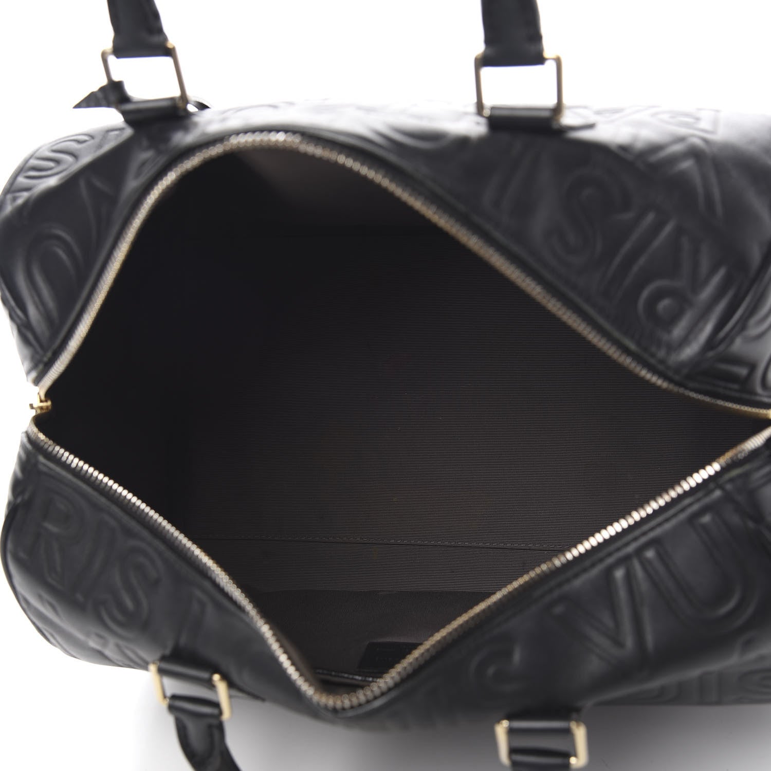 Louis Vuitton Calfskin Embossed Speedy Cube 30 Black 4 of 13