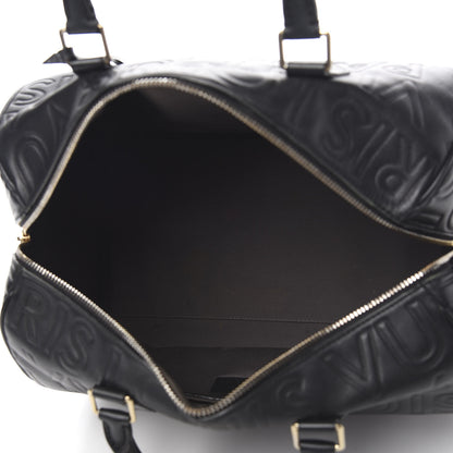 Louis Vuitton Calfskin Embossed Speedy Cube 30 Black 4 of 13