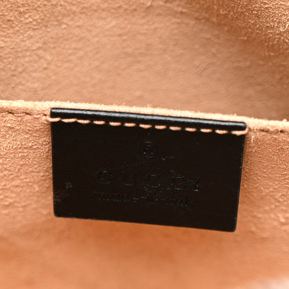 Gucci Calfskin Matelasse Small GG Marmont Chain Shoulder Bag Black 6 of 12