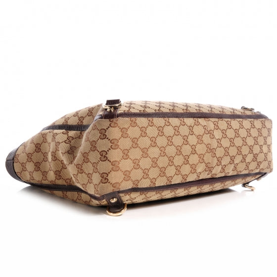 Monogram Large Abbey Tote Brown