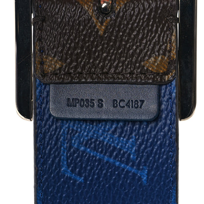 Louis Vuitton Monogram 40mm Reverso Belt 100 40 Pacific Blue 6 of 10