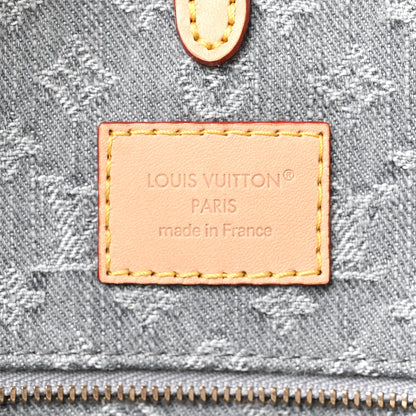 Louis Vuitton Monogram Denim Onthego MM Washed Grey 6 of 10