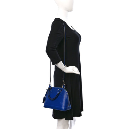 Louis Vuitton Epi Alma BB Blueberry 2 of 9