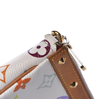 Louis Vuitton Monogram Multicolor Pochette Accessories White 15 of 15