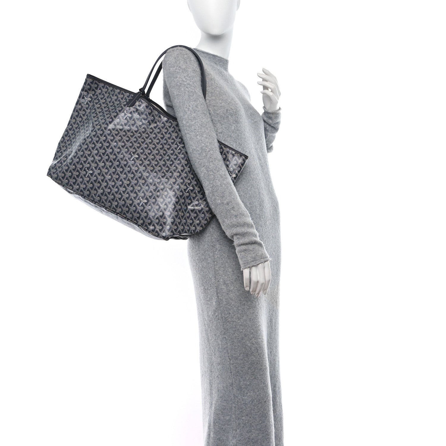 Goyard Goyardine Saint Louis GM Grey 2 of 14