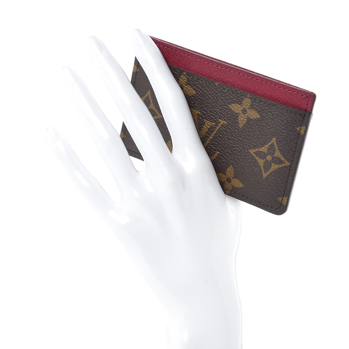 Monogram Card Holder Fuchsia