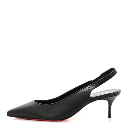 Christian Louboutin Nappa Sporty Kate Slingback 55 Pumps 39.5 Black 1 of 9