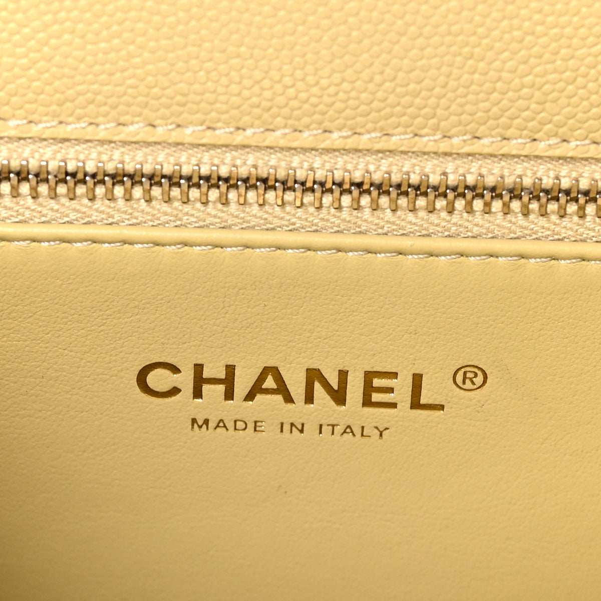 Chanel Caviar Quilted Chain Frame Flap  Light Green 6 of 10
