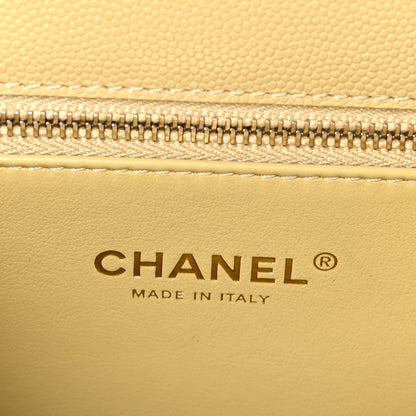 Chanel Caviar Quilted Chain Frame Flap  Light Green 6 of 10