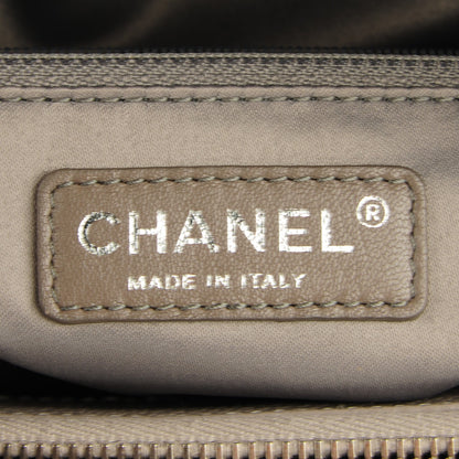 Chanel Caviar Quilted Grand Shopping Tote GST Light Grey 6 of 7