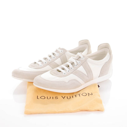 Louis Vuitton Suede Nylon Sneakers 8 White 8 of 8