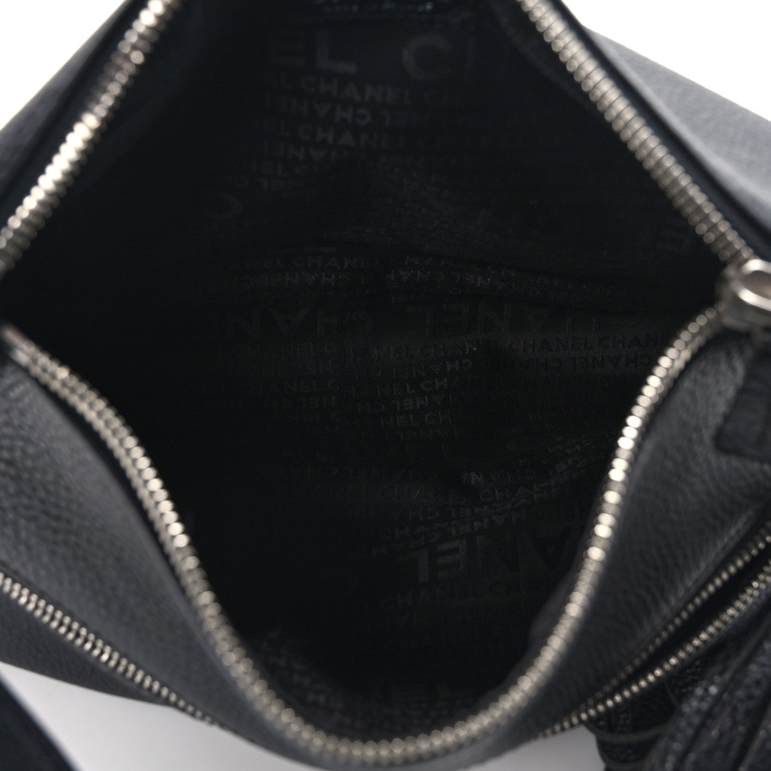 Chanel Grained Calfskin Tassel Shoulder Bag Black 6 of 12
