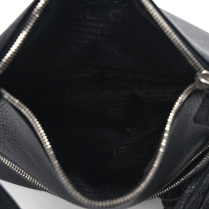 Chanel Grained Calfskin Tassel Shoulder Bag Black 6 of 12