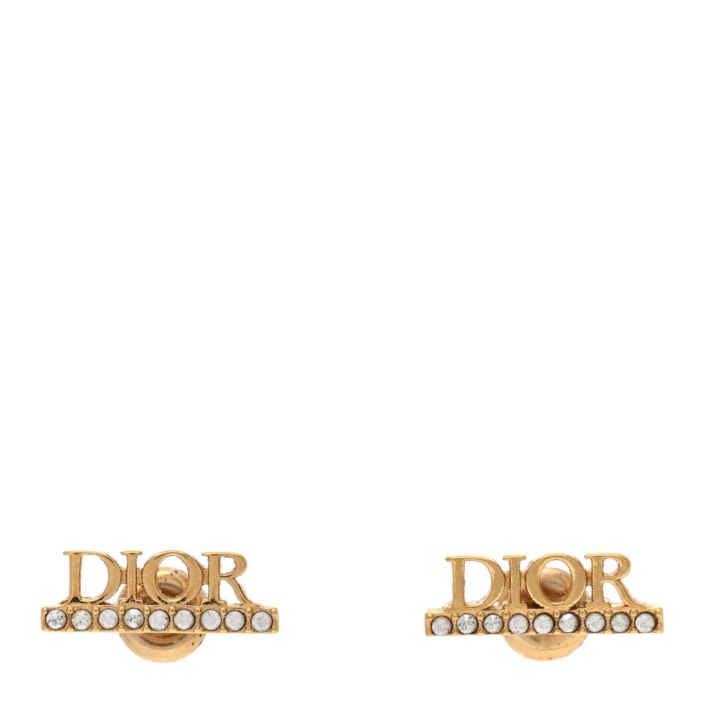 Crystal Dio(r)evolution Earrings Gold